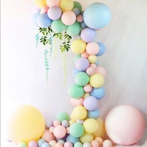 104pcs Pastel Balloon Garland Kit Assorted Macaron